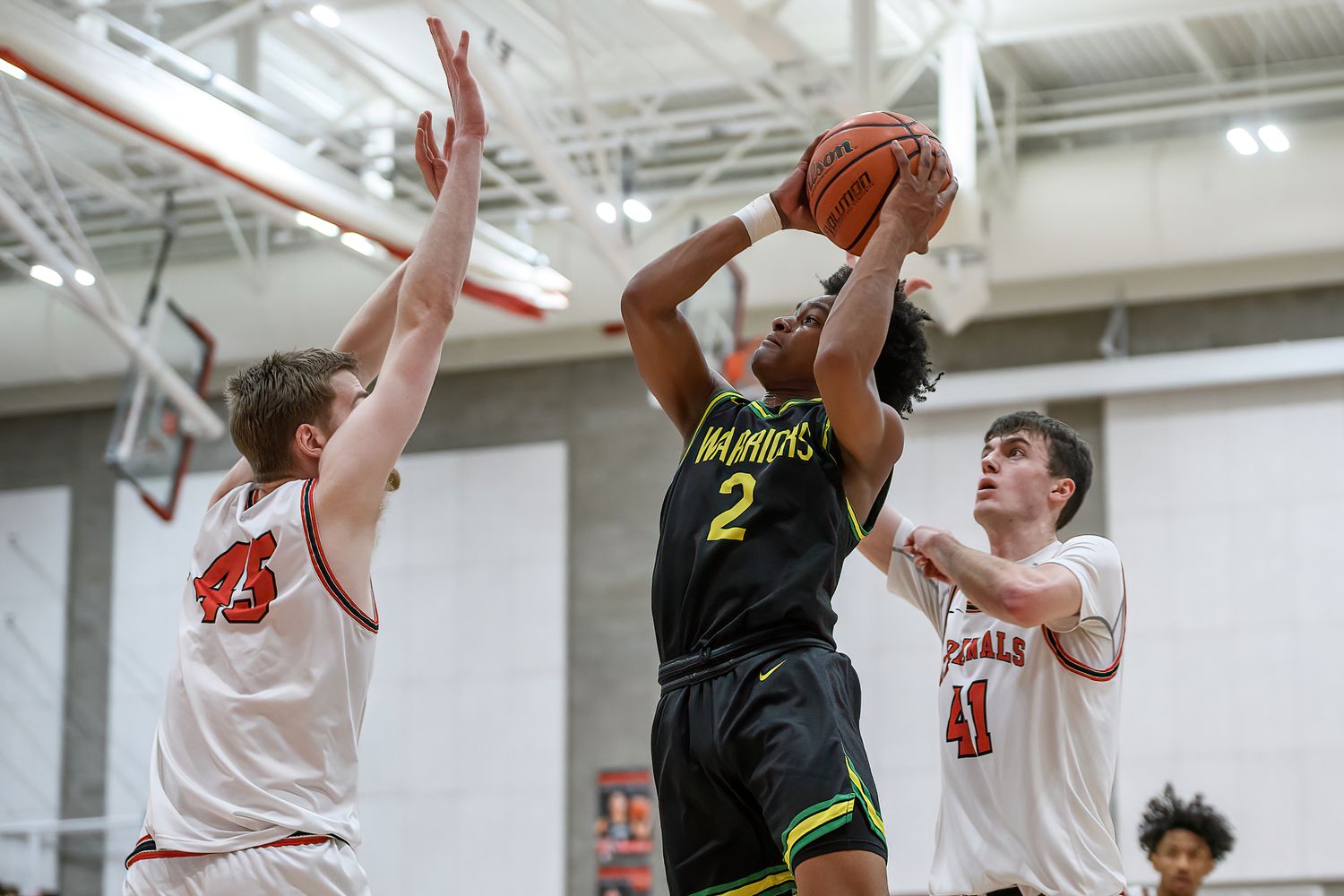 1 Lincoln vs Cleveland boys basketball 6A Oregon second round March 4 2023 Ken Waz 15